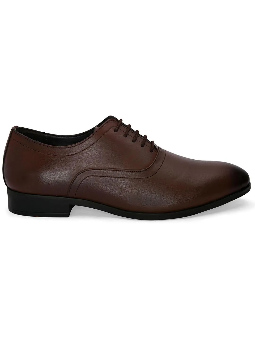 Buxom Brown Derby Shoes