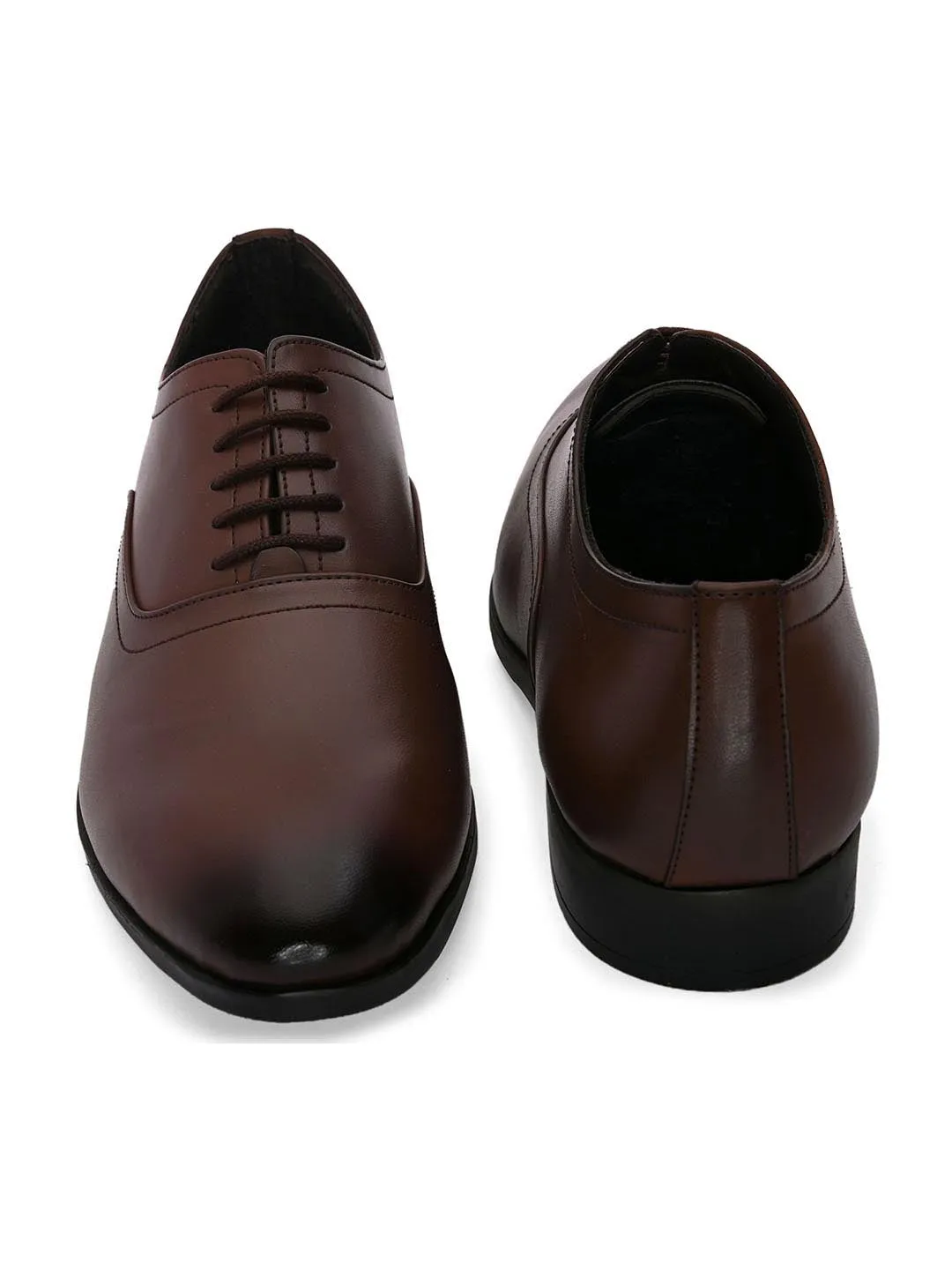 Buxom Brown Derby Shoes