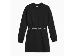 Calvin Klein Sweatdress logo waistband Jurken