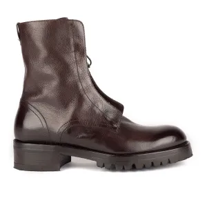 CAMIL 70022<br> Dark brown lace-up boots