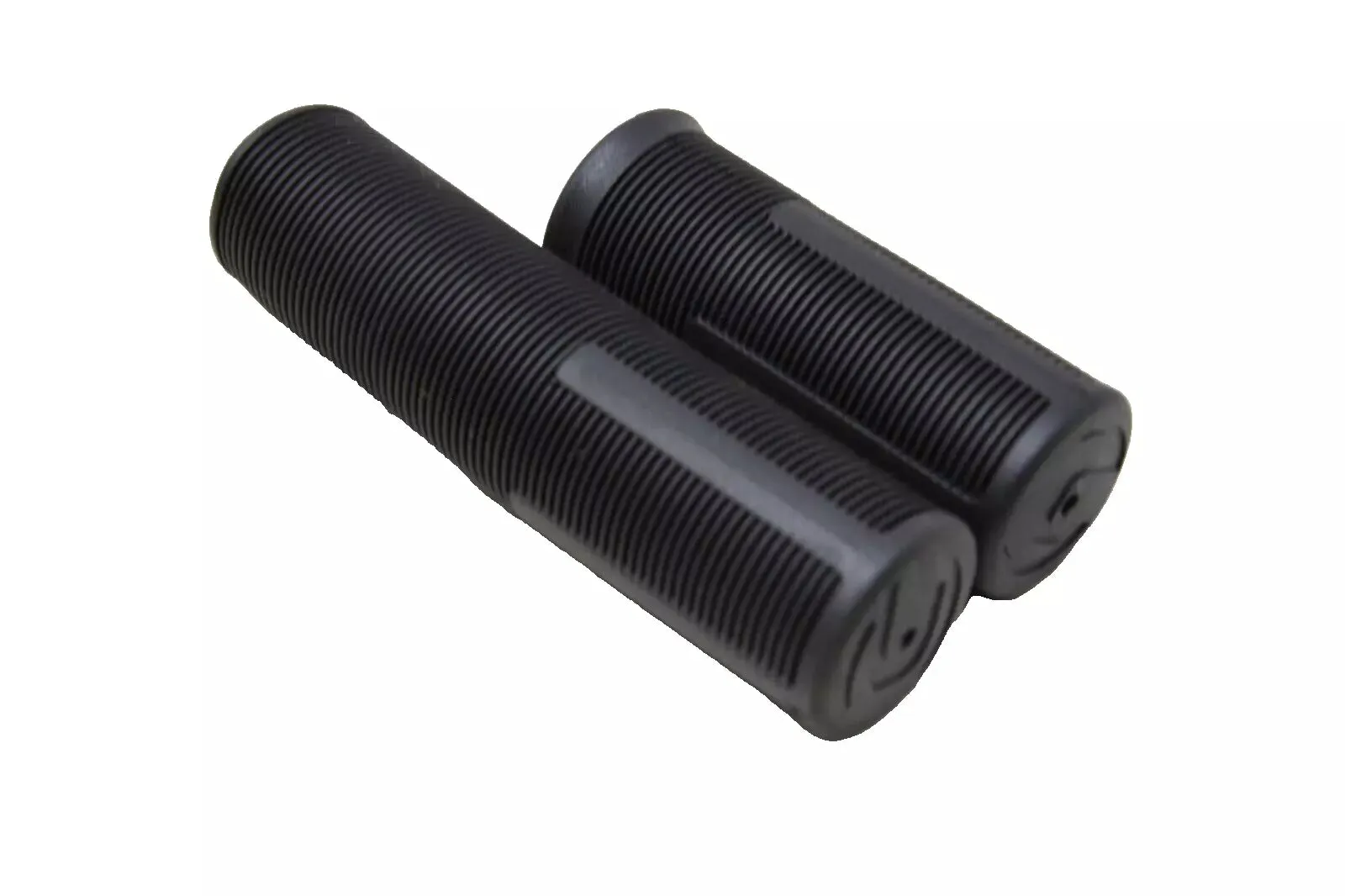 Cannondale Logo 2 Length Rib Pattern Rotary Shift Handlebar grips 75mm 110mm Black