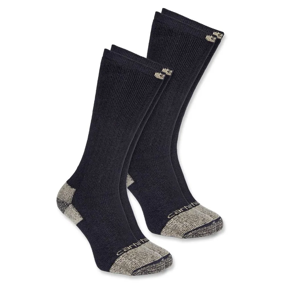 Carhartt&#x20;A555&#x20;Steel&#x20;Toe&#x20;Work&#x20;Boot&#x20;Sock&#x20;&#x28;2-pack&#x29;&#x20;-&#x20;Black