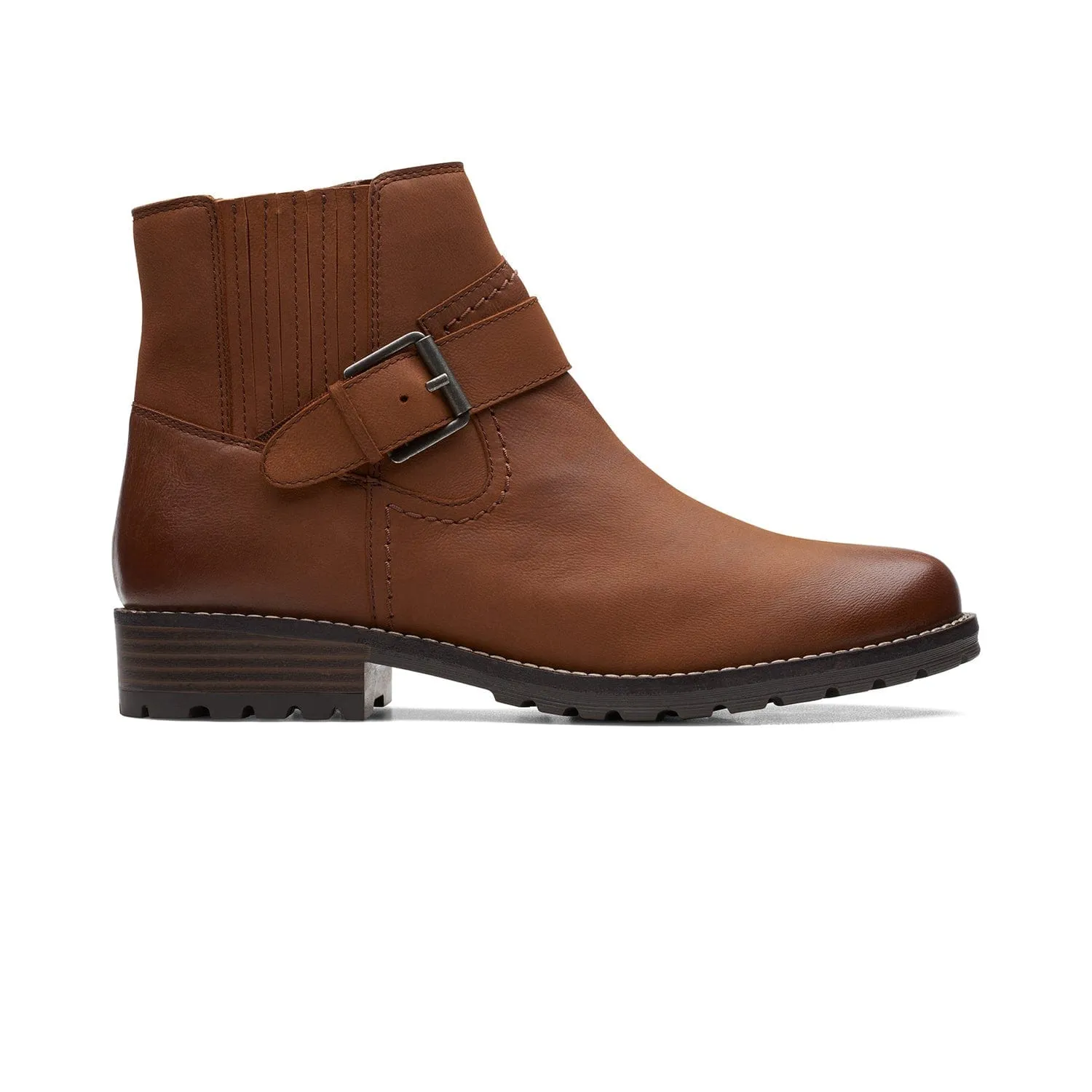 Clarks Clarkwell Strap Boots (Wide Fit)