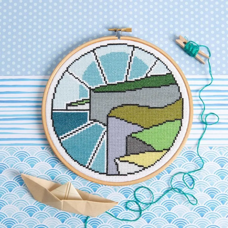 Cliff Top Walk Cross Stitch Kit