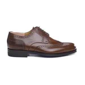 Cognac Derby Shoes - Rubber outsole - PELL CLASSIC GOMME CITY