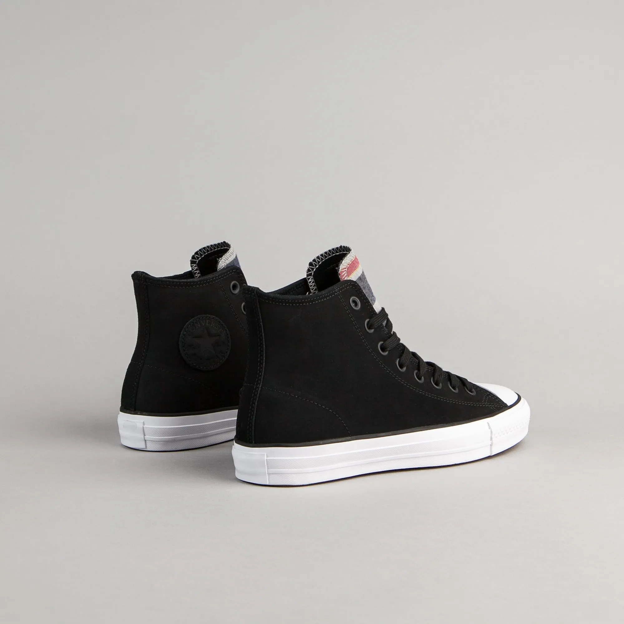 Converse CTAS Pro Blanket Stripe Hi Shoes - Black / White