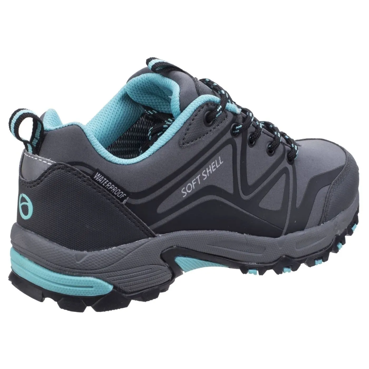 Cotswold Abbeydale Low Grey Ladies Softshell and PU Hikers