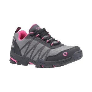 Cotswold Littledean Kids Hiking Waterproof Boots - Pink/Grey