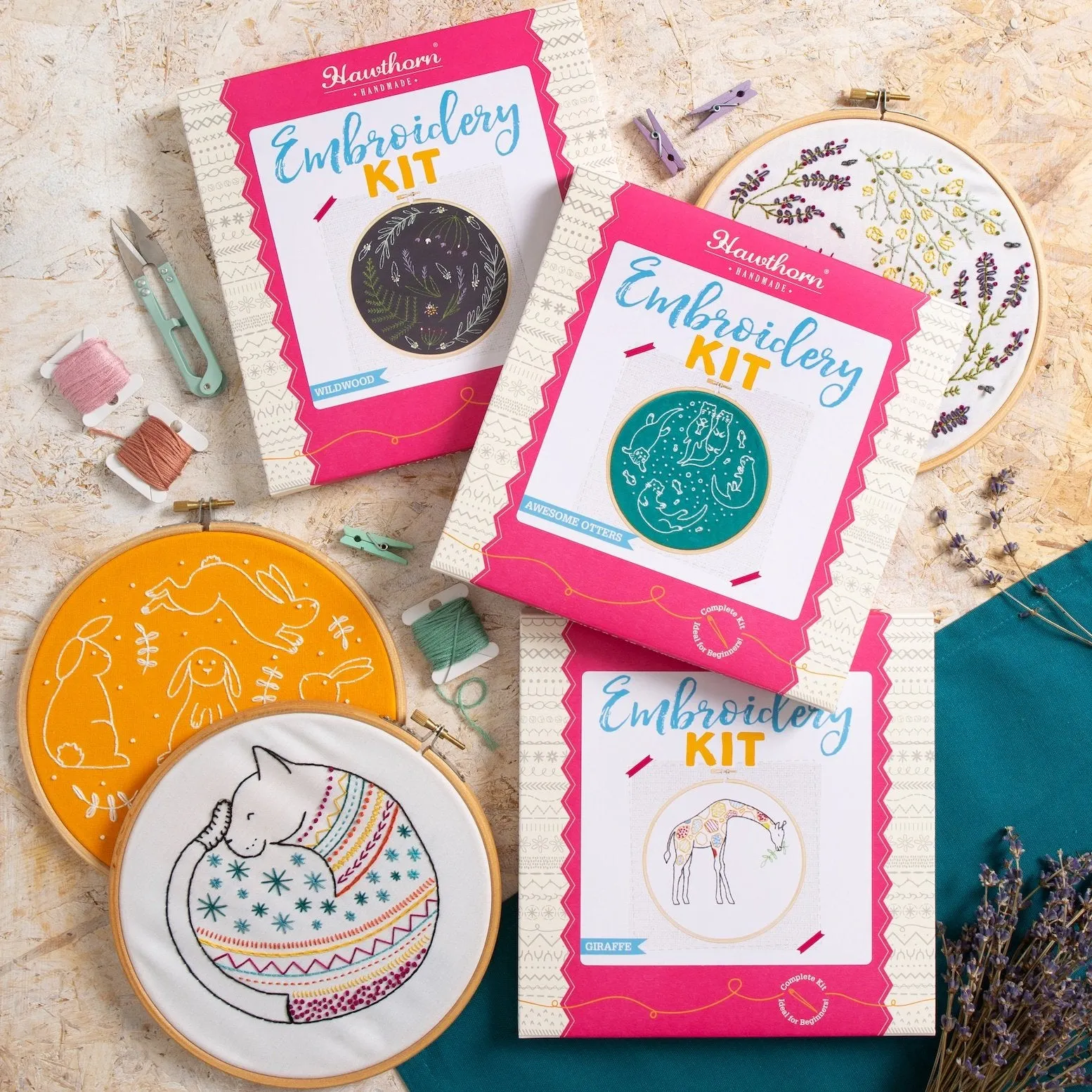 Crafty Cats Embroidery Kit