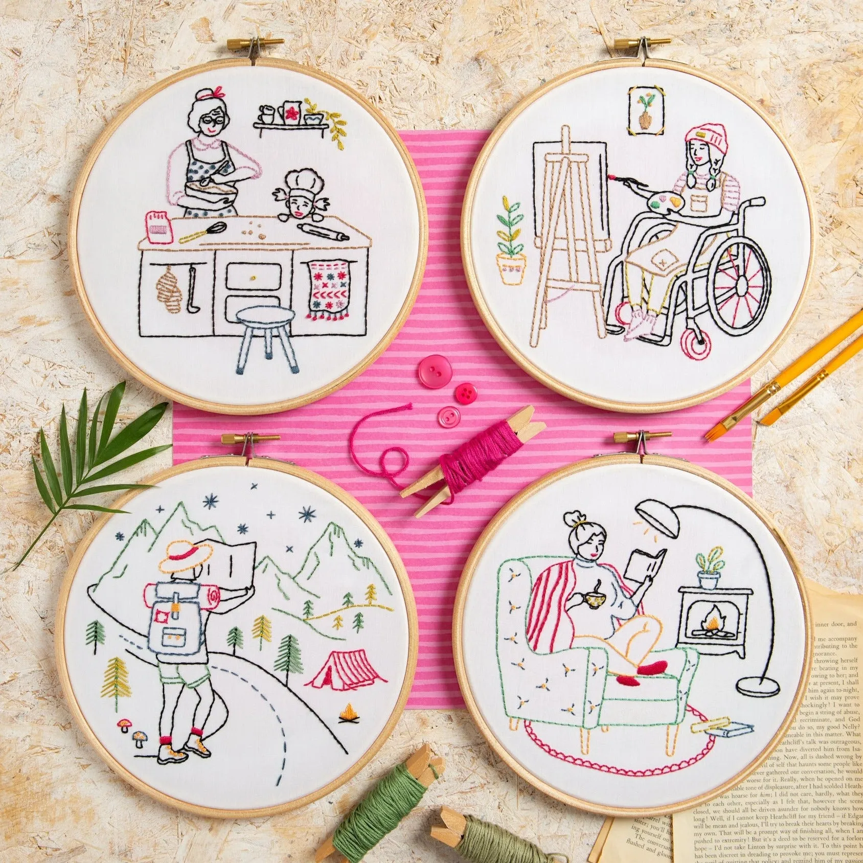 Create Embroidery Kit (Wonderful Women Collection)