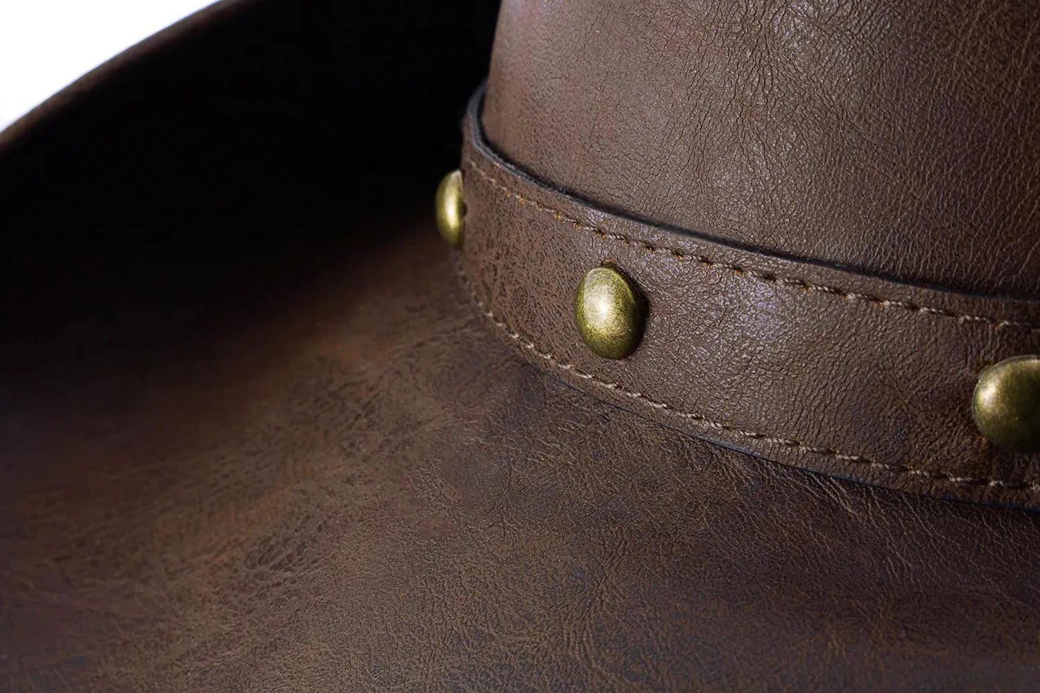 Deadwood Trading Broken Hill - Faux Leather Outback Hat