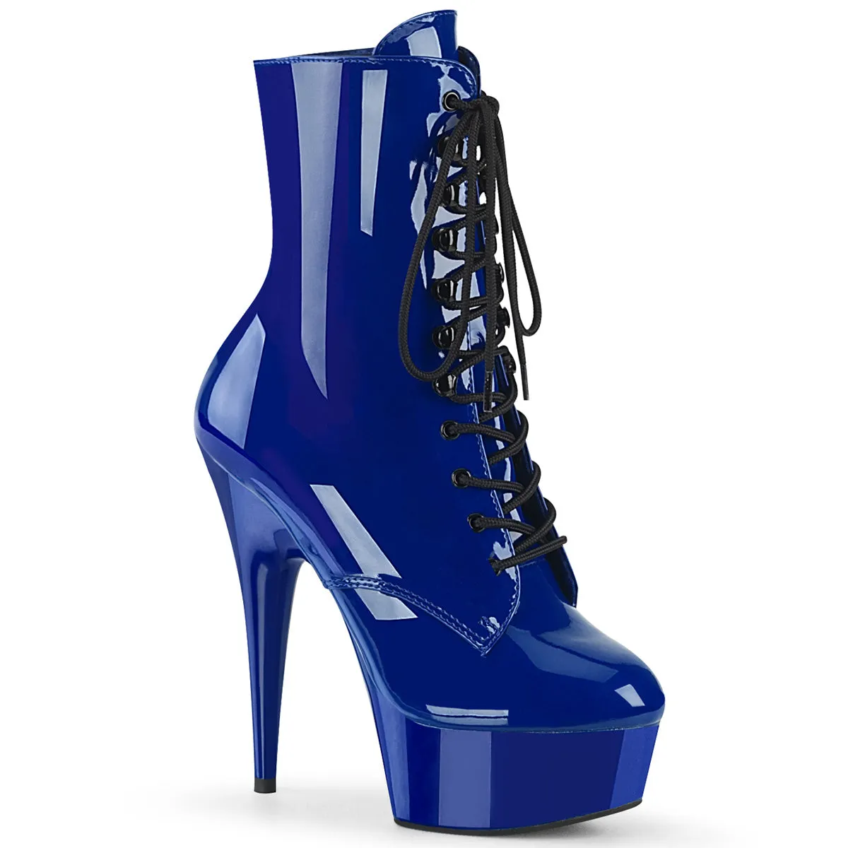 Delight-1020 Blue Ankle Boots