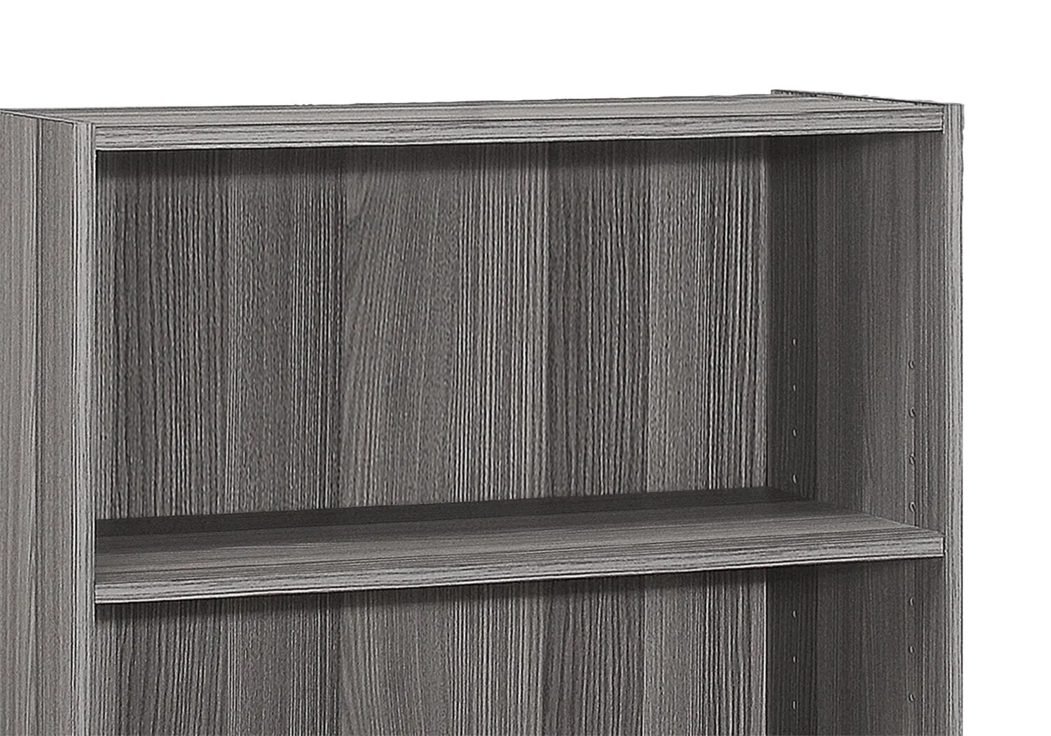 Derby 3-Shelf Bookcase - Grey