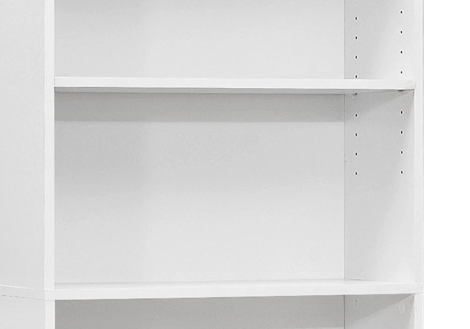 Derby 5-Shelf Bookcase - White