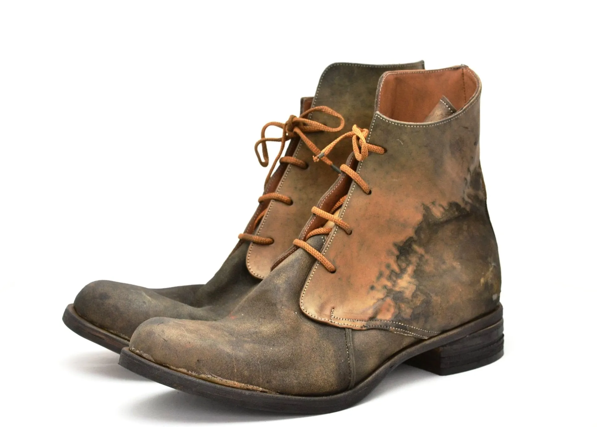 Derby Boot / Reverse Cordovan stain