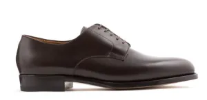 DERBY PLAIN FIVE EYELETS FULL GRAIL CALF LEATHER