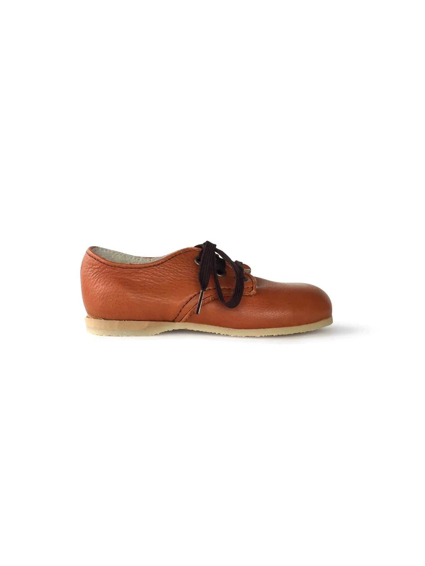 derby shoes in honey leather