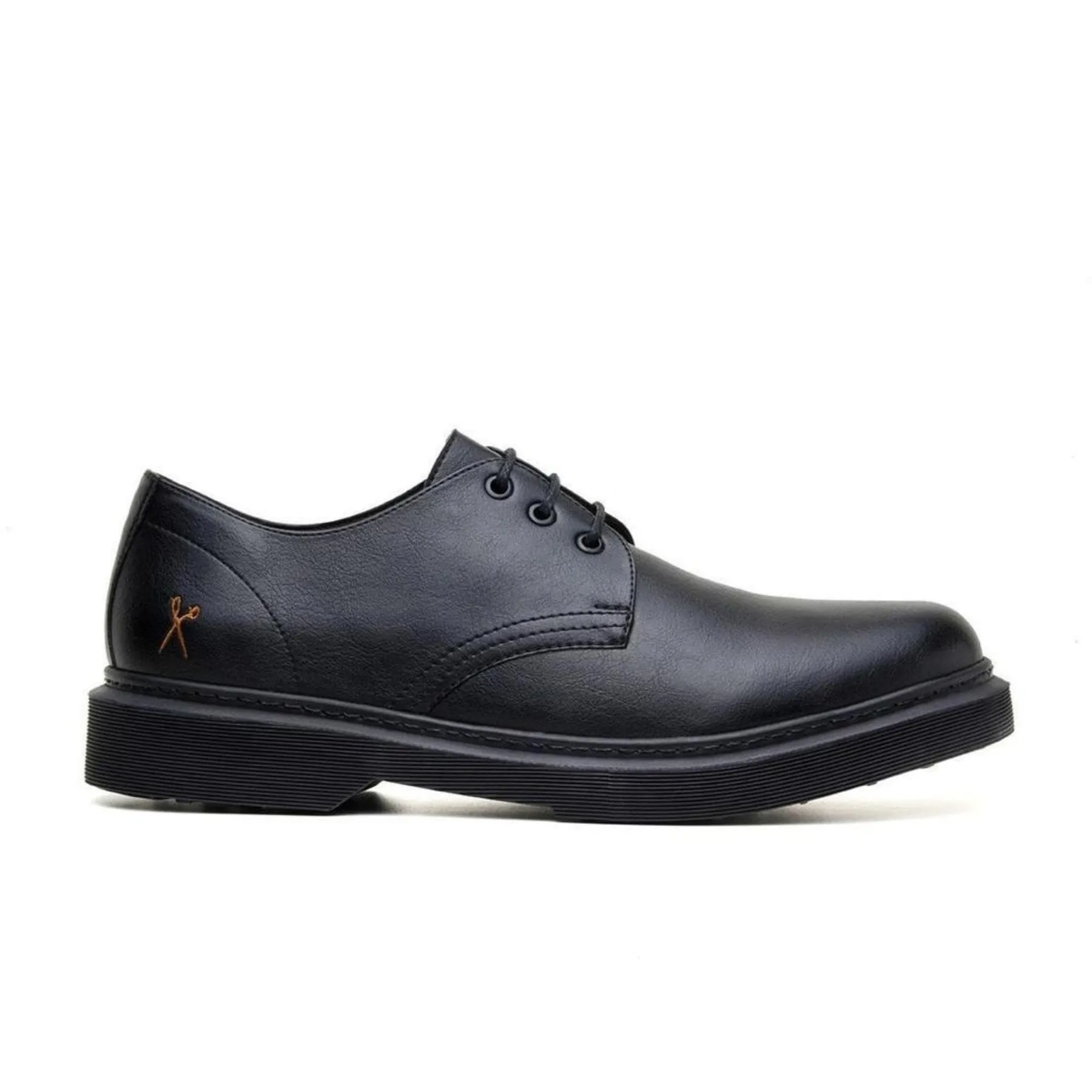 'Derby UK 2' vegan lace-up shoe by King55 - black