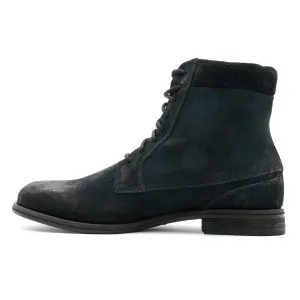 Diesel Jefferson Ankle Boots Suede Leather Blue Colour For Men