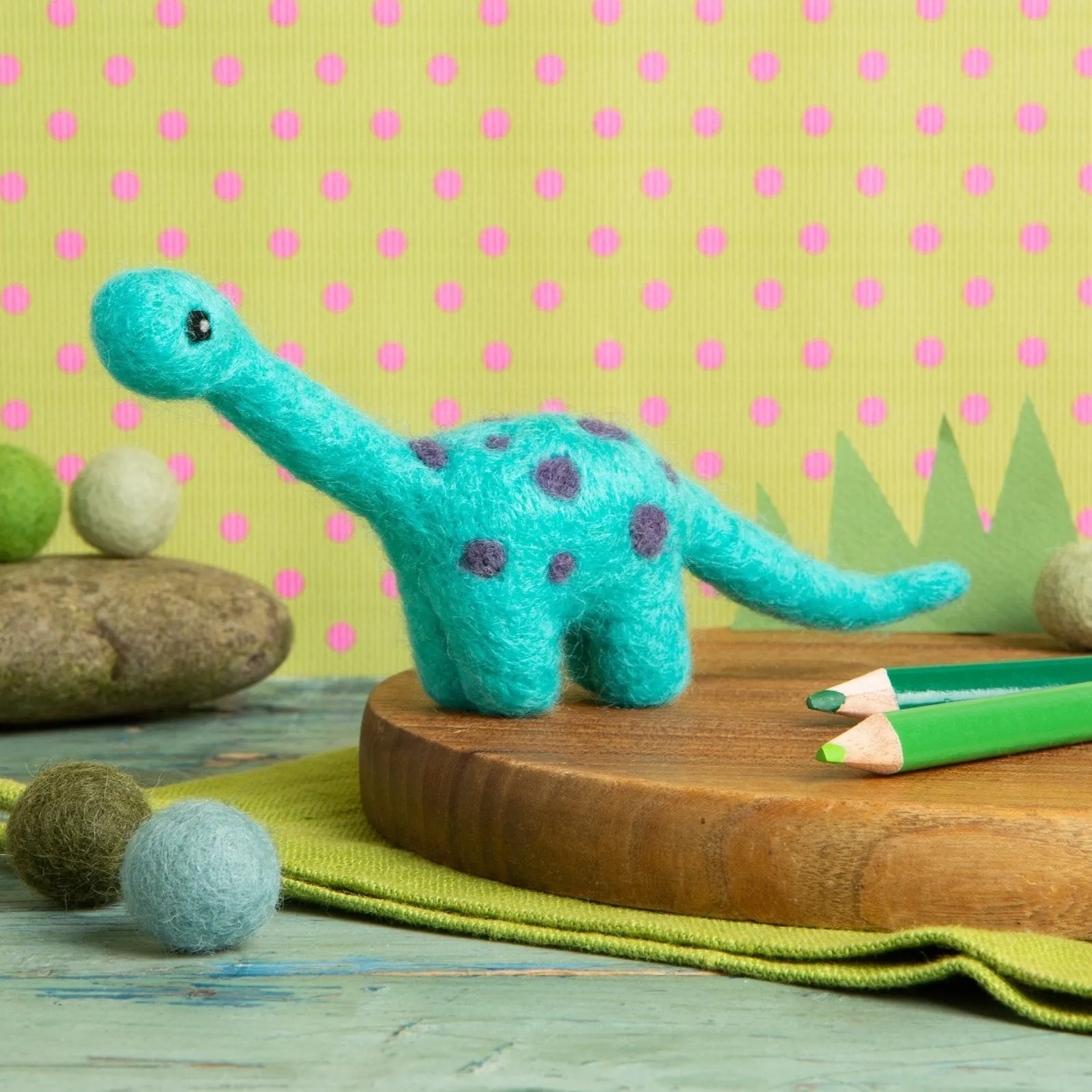 Diplodocus Needle Felting Kit