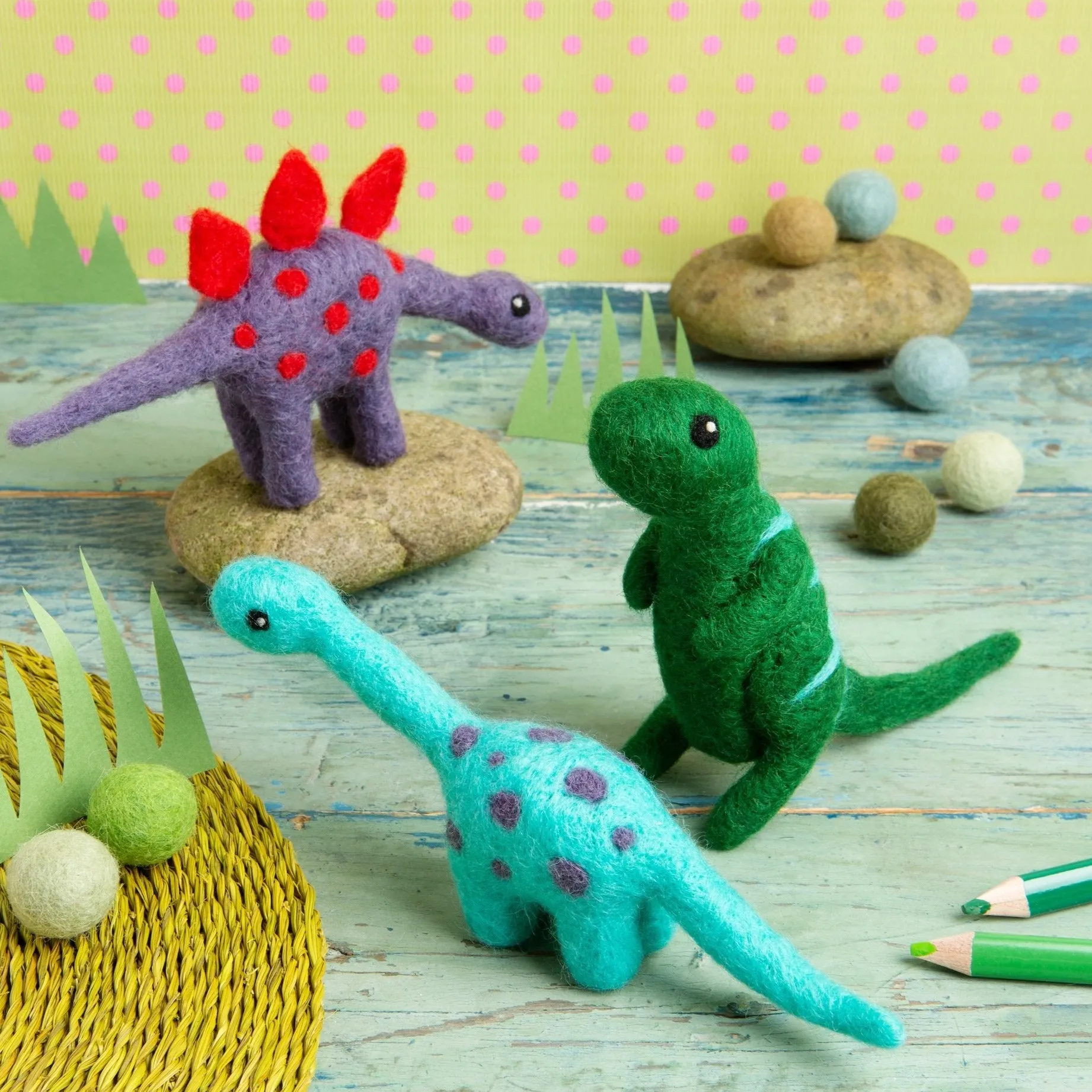 Diplodocus Needle Felting Kit