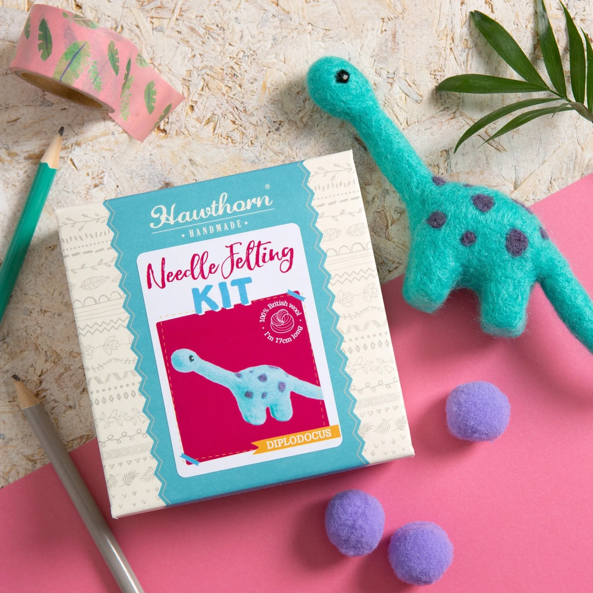 Diplodocus Needle Felting Kit