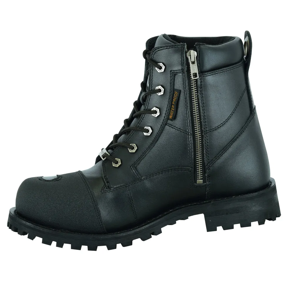 DS9741 Men's Side Zipper Waterproof Ankle Protection Boots