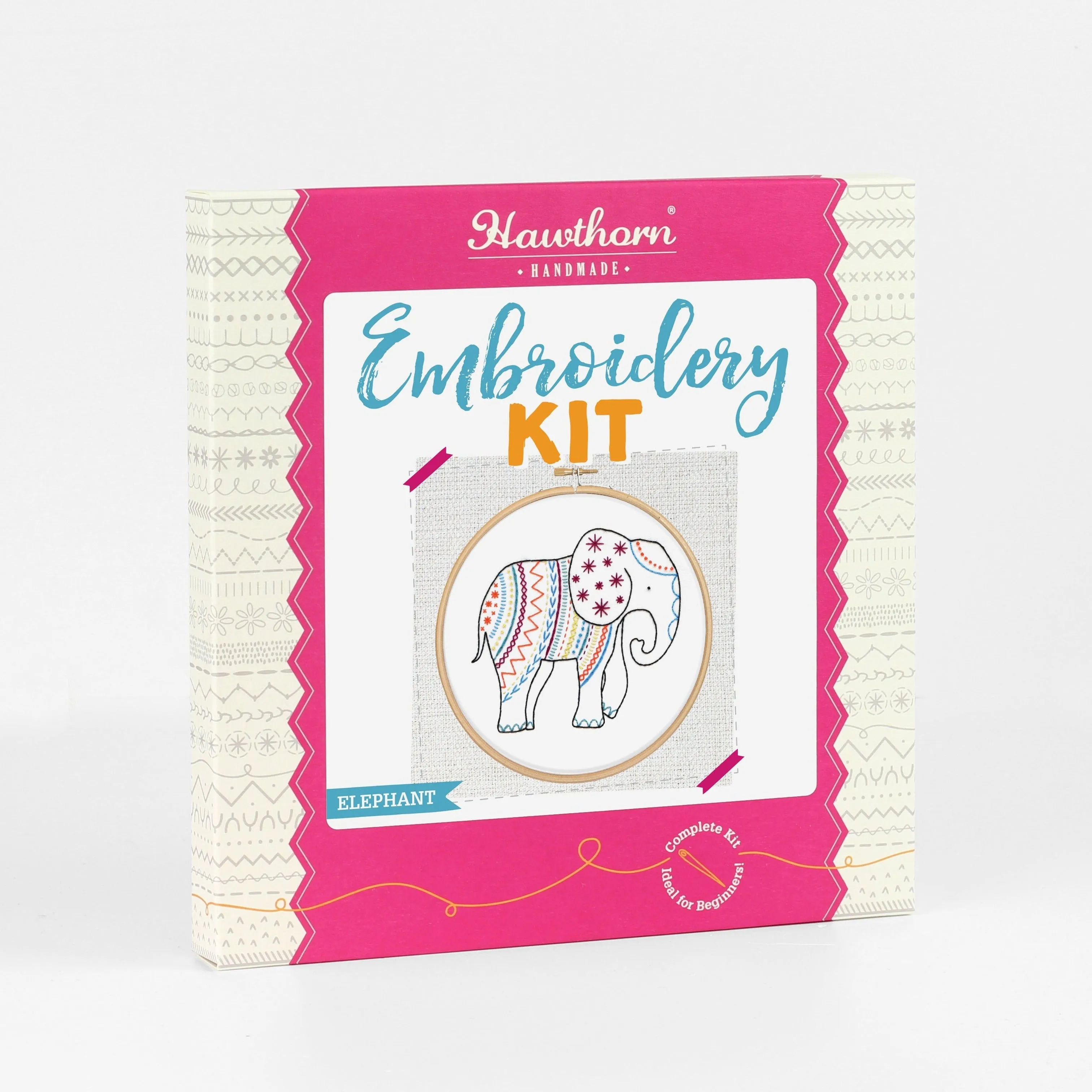 Elephant Embroidery Kit