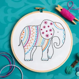 Elephant Embroidery Kit