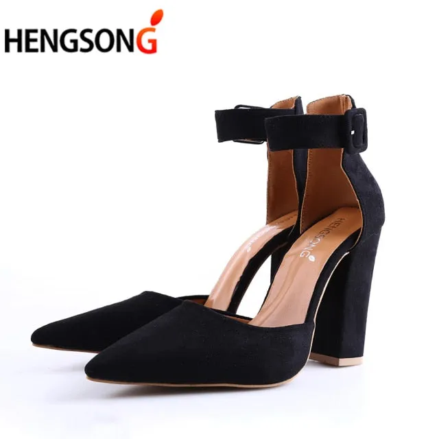 Female Zapatos Mujer Pointed Toe Pumps