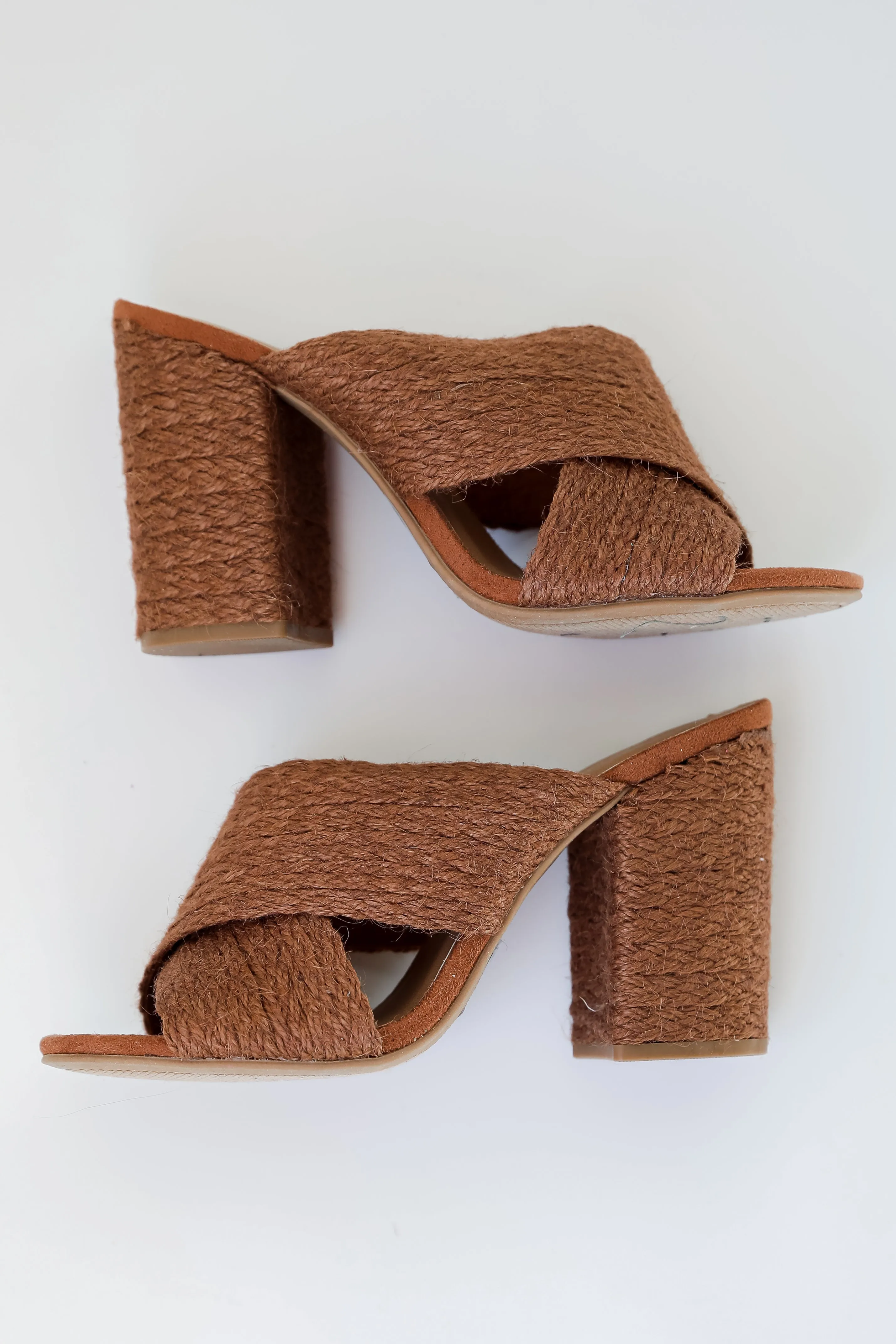 FINAL SALE - We All Know Camel Espadrille Heels - DU DEAL