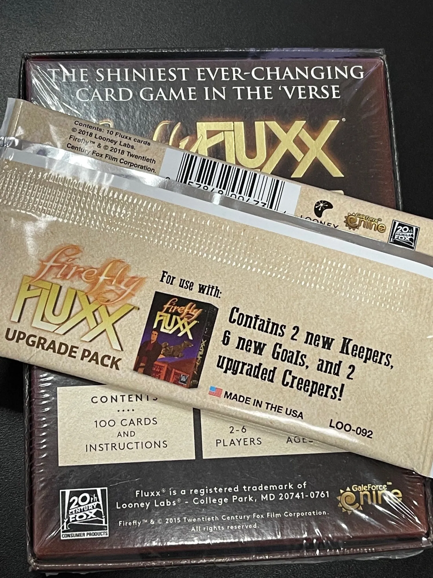 Firefly Fluxx: Deck and upgrade bundle