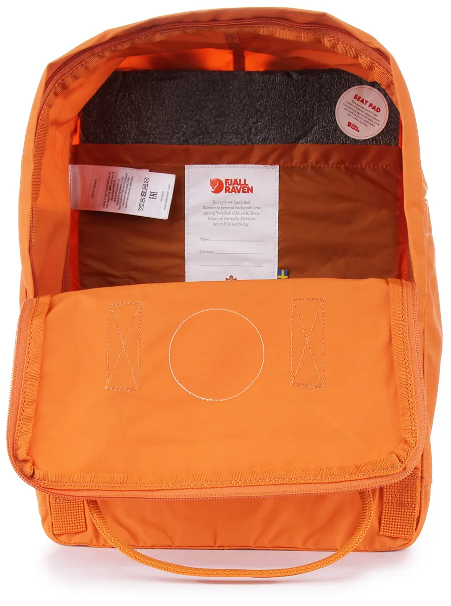 Fjallraven Kanken Backpack In Orange