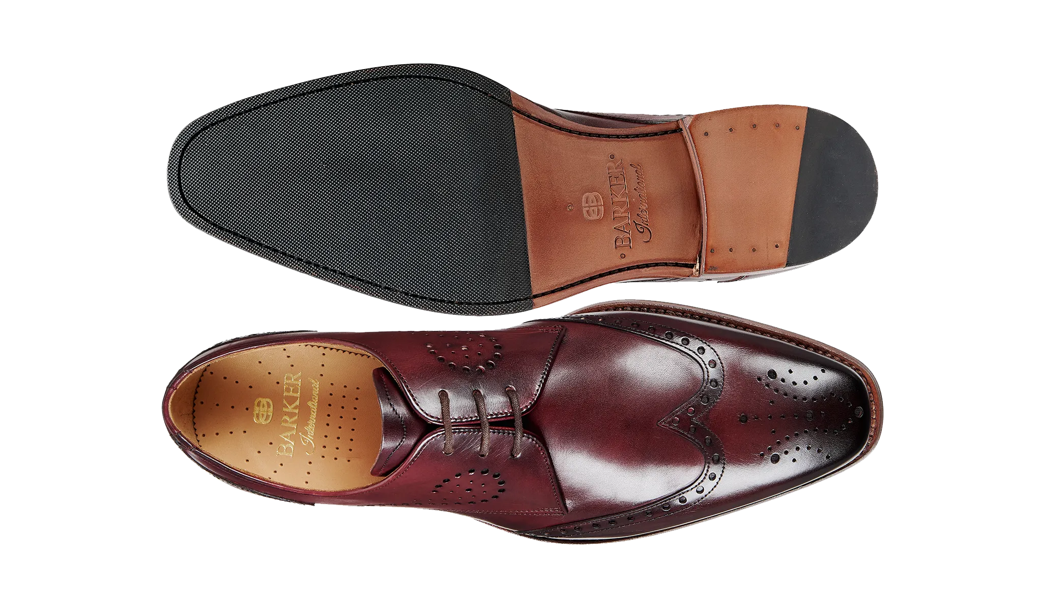 George - Burgundy Hand Patina