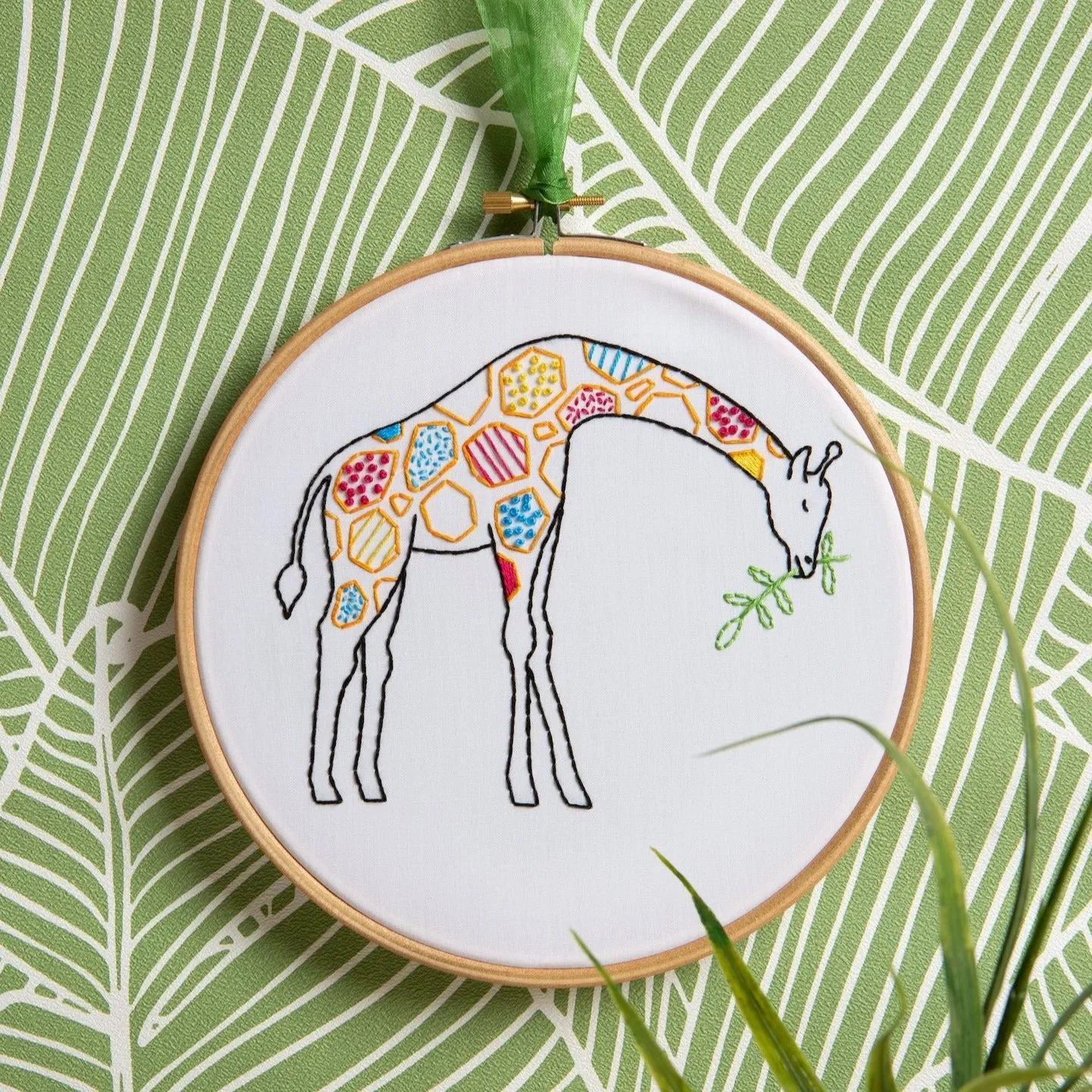 Giraffe Embroidery Kit