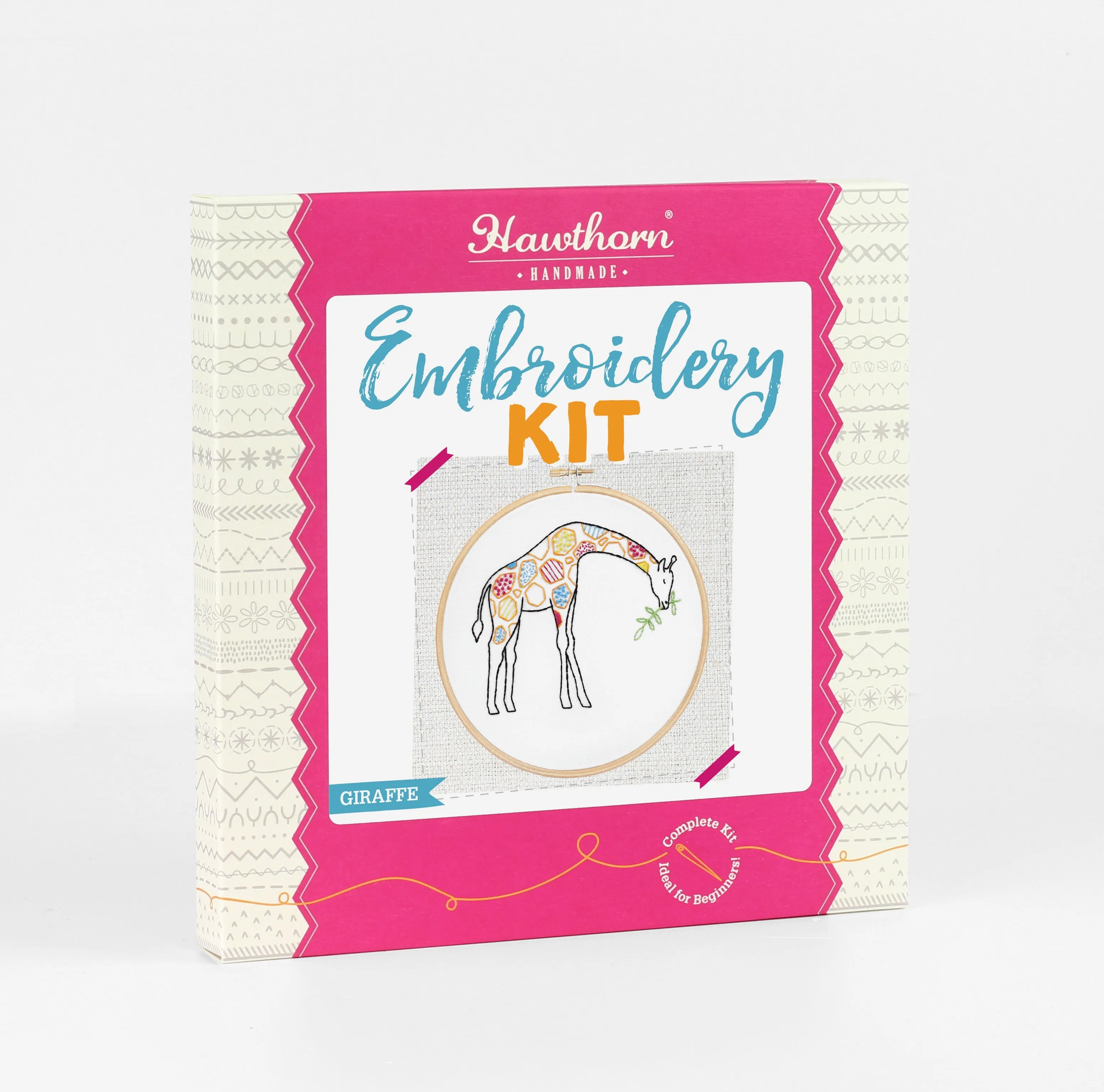 Giraffe Embroidery Kit