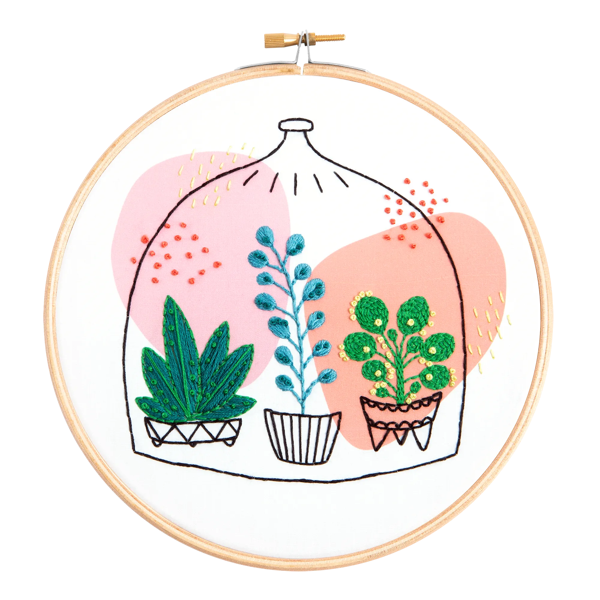 Glass Garden Embroidery Kit