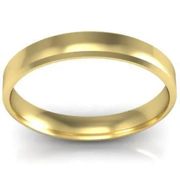 Gold Wedding Band 3mm