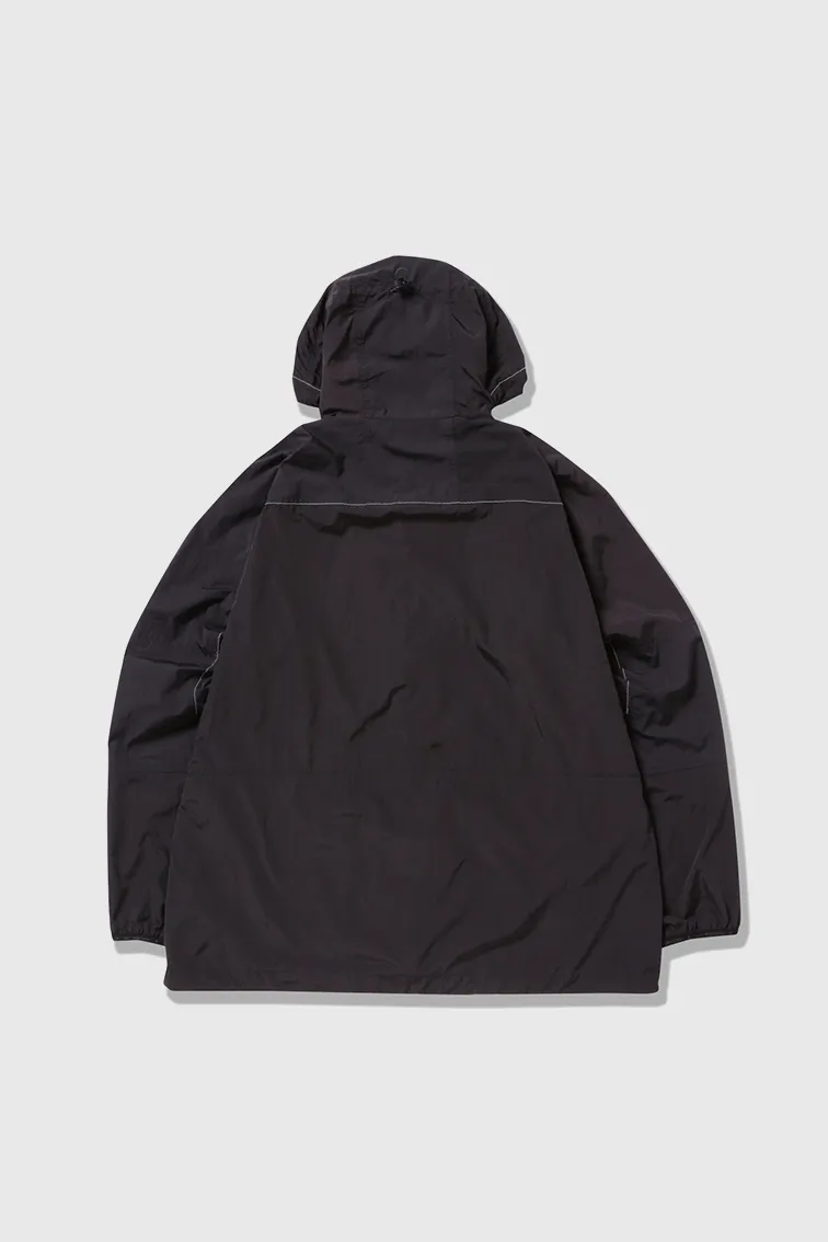 Gramicci x and wander Patchwork Wind Hoodie - Black