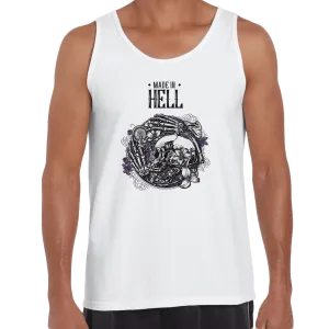 Grave Spooky Scary Skeleton Death Fast Delivery Unisex Tank Top