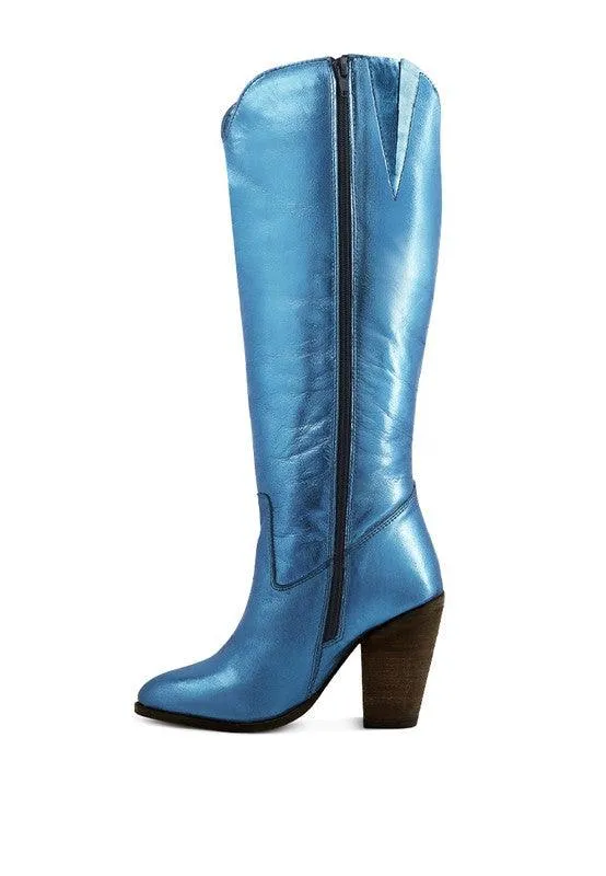 Great-Storm Suede Leather Calf Boots