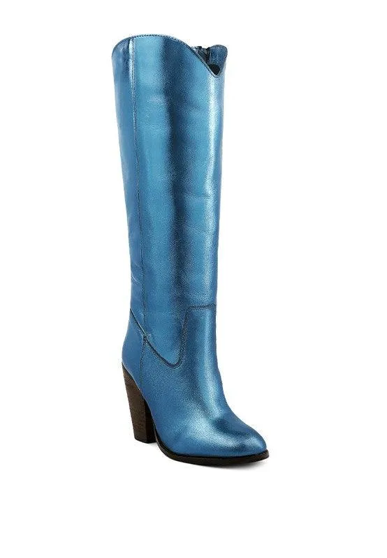 Great-Storm Suede Leather Calf Boots