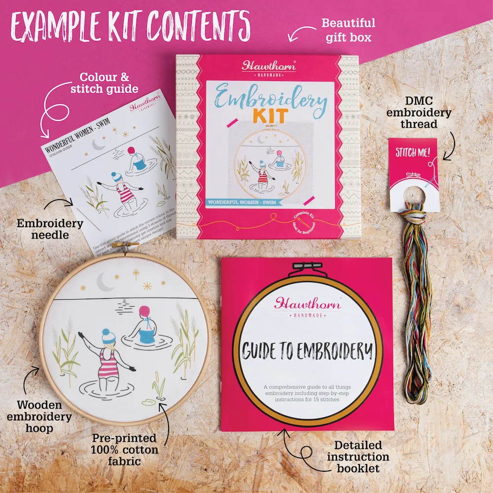 Grow Embroidery Kit (Wonderful Women Collection)