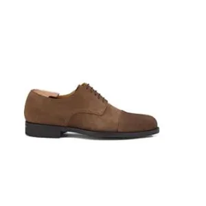 Havana Suede Derby Shoes - Rubber outsole - MAYFAIR CLASSIC GOMME CITY