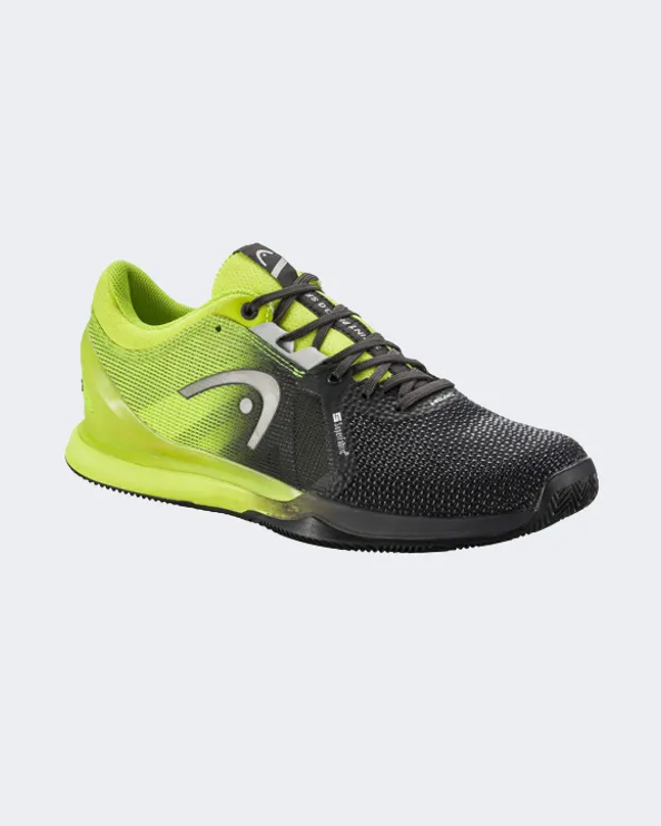 Head Sprint Pro 3.0 Sf Clay Men Tennis Shoes Black/Lime  273091