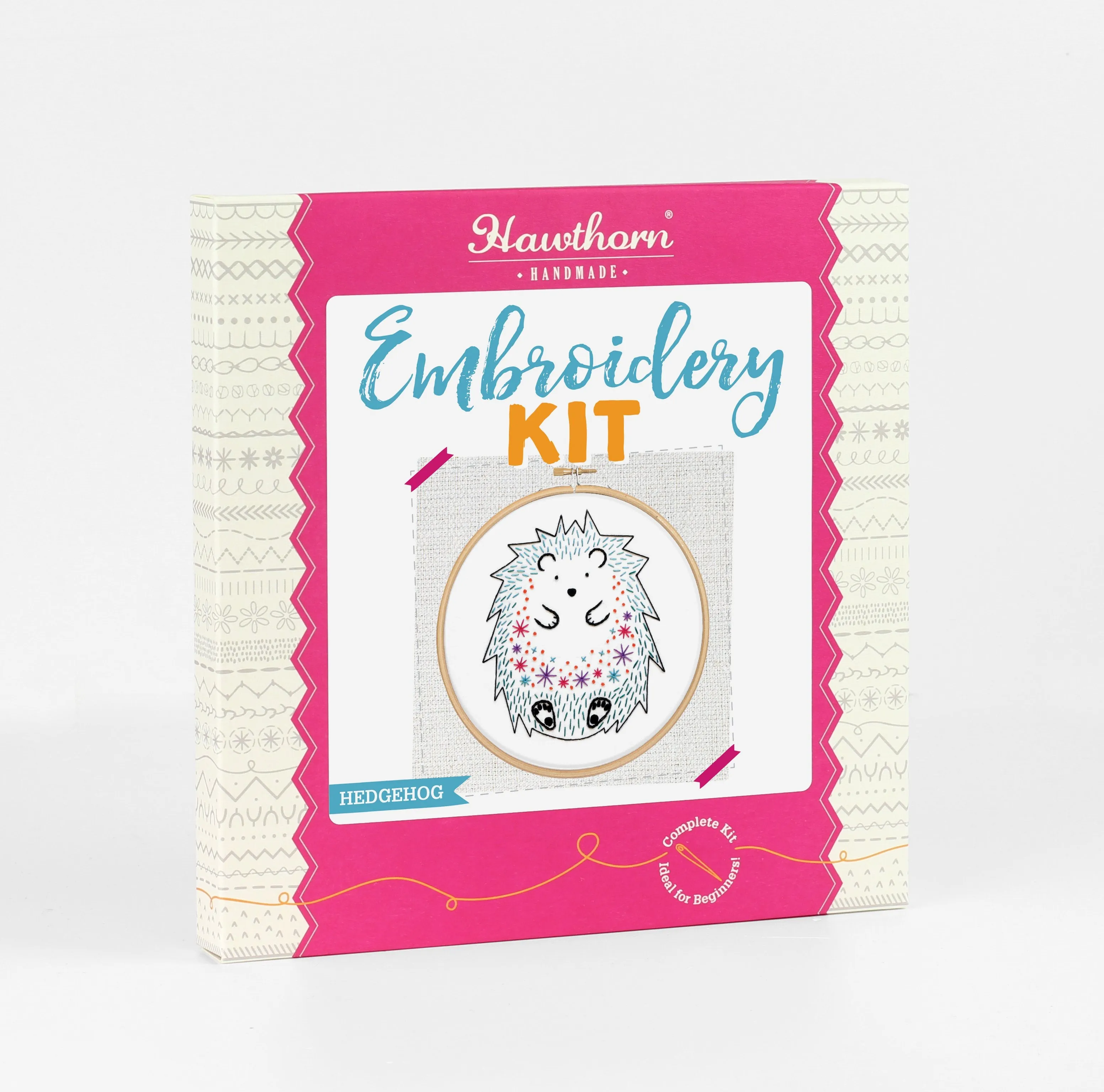 Hedgehog Embroidery Kit