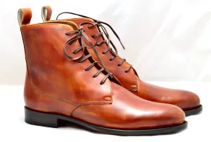 Heel cap derby Boot  | Antique Cognac  | calf