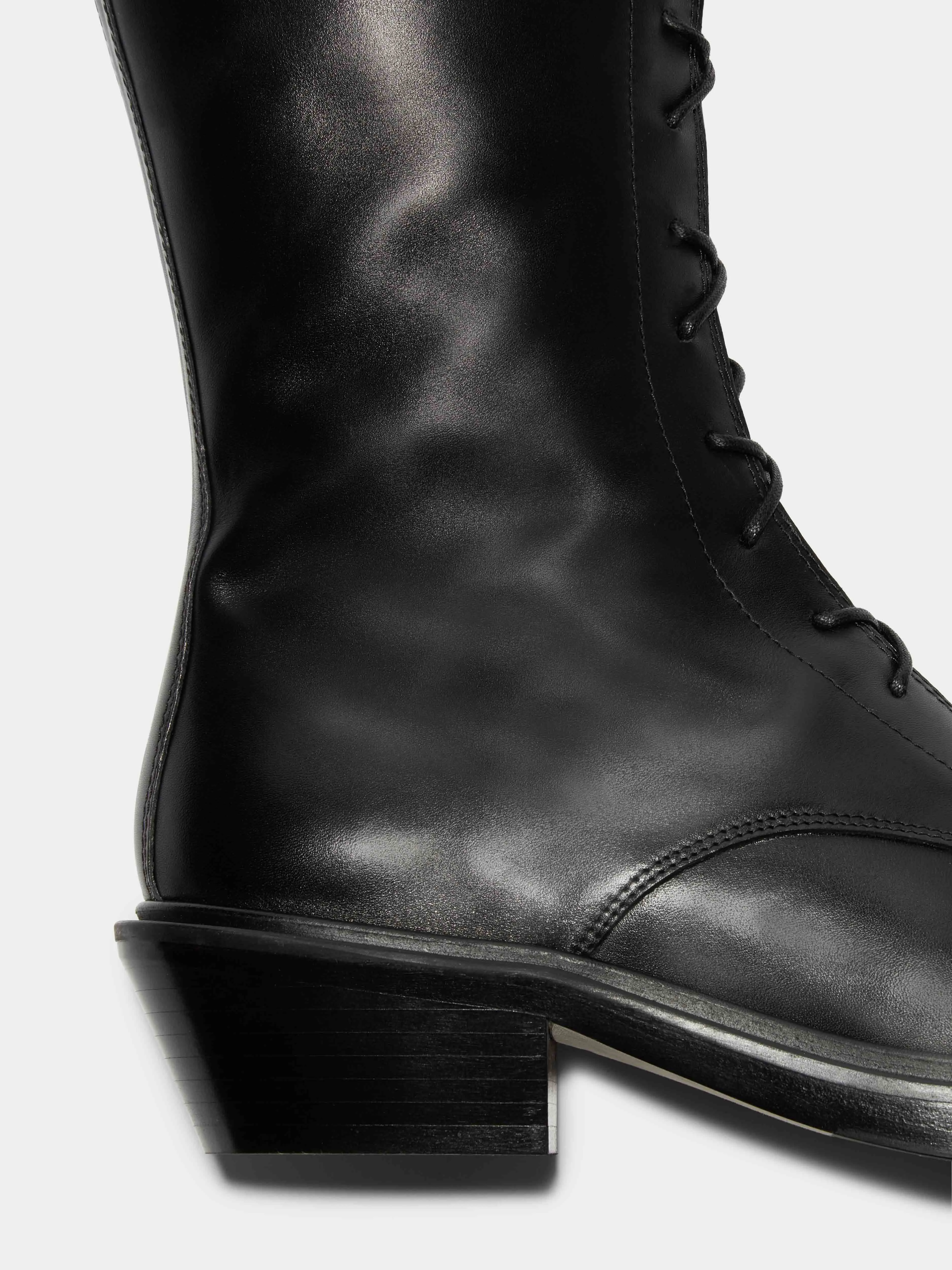 Hetta Leather Biker Boots