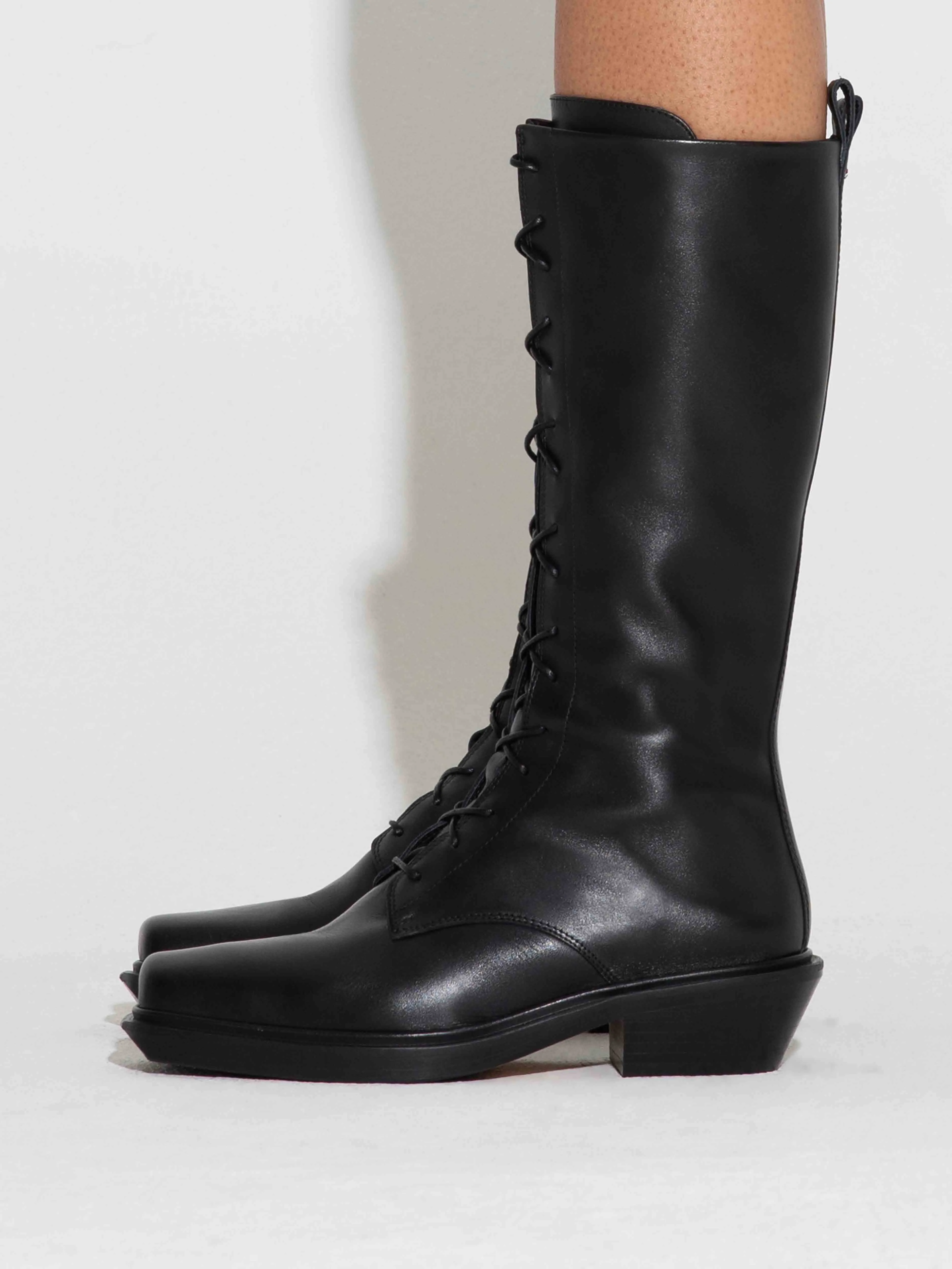 Hetta Leather Biker Boots