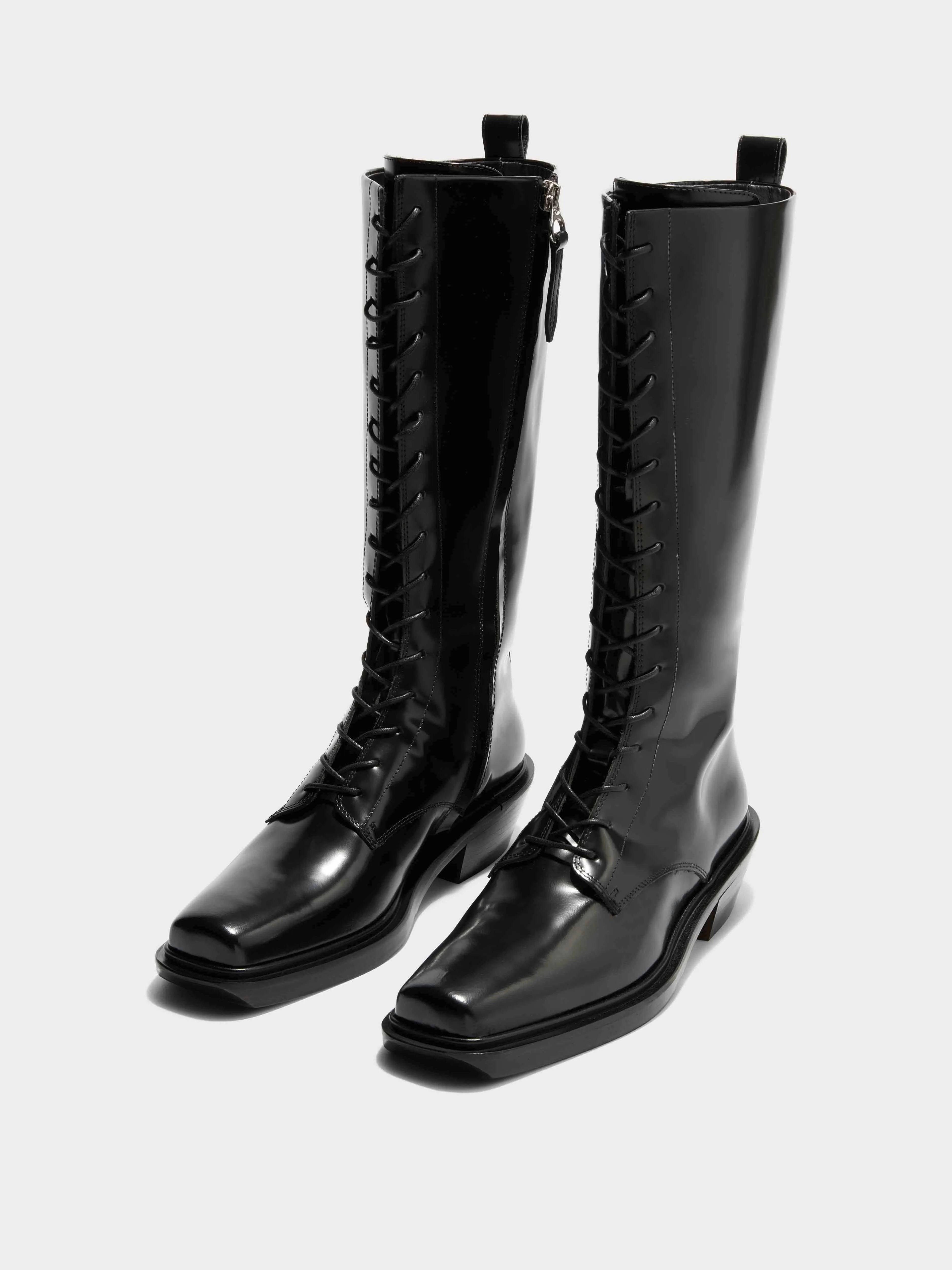 Hetta Leather Biker Boots